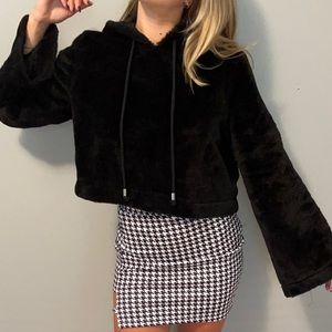 forever 21 cropped fashion hoodie